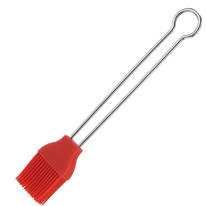 Westmark afkwast en bakkwast, lengte: 22 cm, siliconen rvs, rood zilver, 15442270