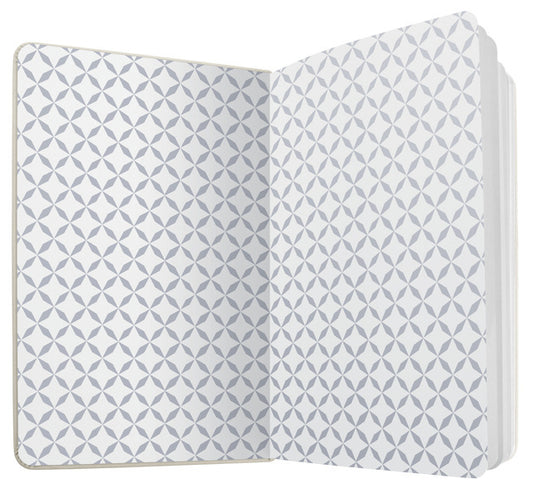 Sigel si-jn126 notitieboek jolie flair a6 hardcover gelinieerd gletsjer grijs 174 blz 80g