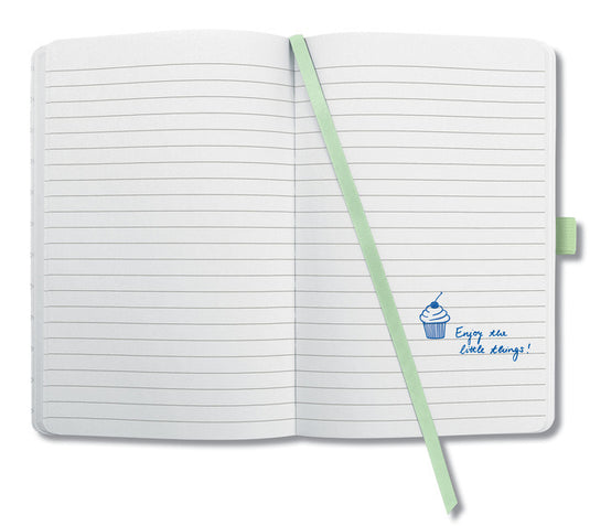 Sigel Sigel SI-JN318 Notitieboek Jolie Beauty A6 Hardcover Gelinieerd #039;black Monochrome #039;