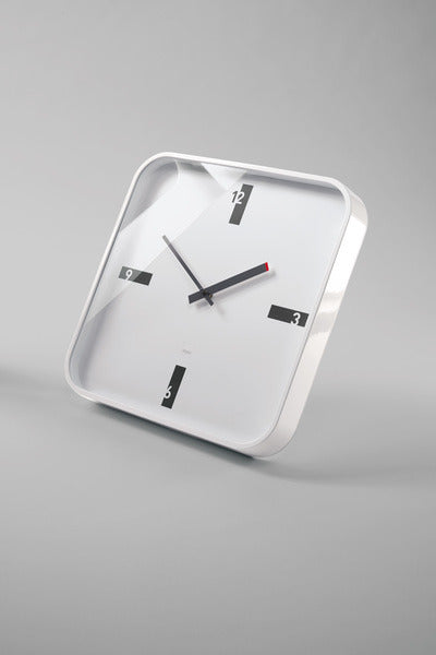 Afbeelding laden in galerijviewer, Sigel si-wu122 wandklok artetempus mezo white met quartz uurwerk
