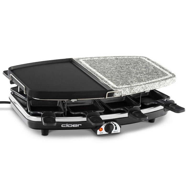 Afbeelding laden in galerijviewer, Cloer 6435 raclettegrill met natuursteen 1200w
