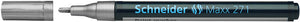 Schneider lakmarker maxx 271 1-2mm zilver 10 stuks