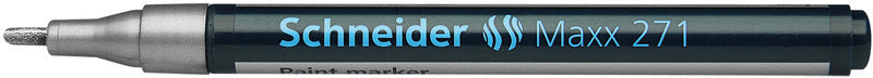 Afbeelding laden in galerijviewer, Schneider lakmarker maxx 271 1-2mm zilver 10 stuks
