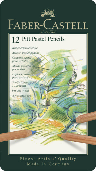 Faber-castell pastelpotloden pitt - 12 stuks - fc-112112