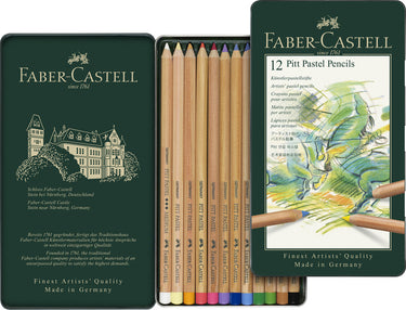 Faber-castell pastelpotloden pitt - 12 stuks - fc-112112