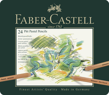 Faber-castell pastelpotloden - blik 24 stuks -fc-112124