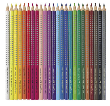 Faber-castell kleurpotloden - colour grip - blik 24 stuks - fc-112423