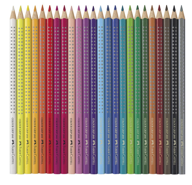 Afbeelding laden in galerijviewer, Faber-castell kleurpotloden - colour grip - blik 24 stuks - fc-112423
