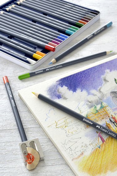 Faber-castell goldfaber kleurpotloden - blik 12 stuks - fc-114712