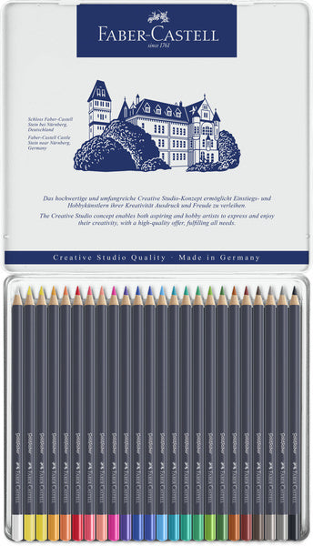 Faber-castell goldfaber kleurpotloden - blik 24 stuks - fc-114724