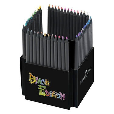 Faber-castell kleurpotloden - black edition - 50 stuks - fc-116450