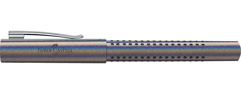 Afbeelding laden in galerijviewer, Faber castell fc-140842 vulpen faber-castell grip glam m zilver

