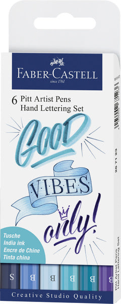 Afbeelding laden in galerijviewer, Faber castell fc-267123 tekenstift faber-castell pitt artist pen letteringset 6x
