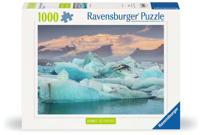 Afbeelding laden in galerijviewer, Ravensburger puzzel jokulsarlon ijsland - 1000 stukjes landschap.
