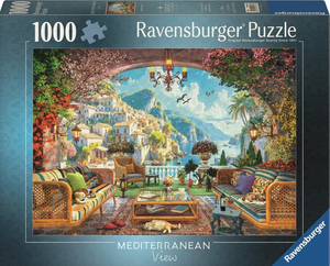 Ravensburger legpuzzel mediterraan terrasuitzicht - 1000st.