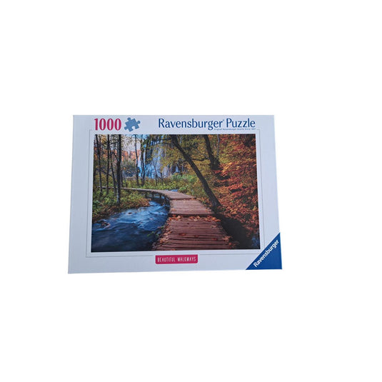 Ravensburger puzzel autumnal wood trail 1000 stukjes