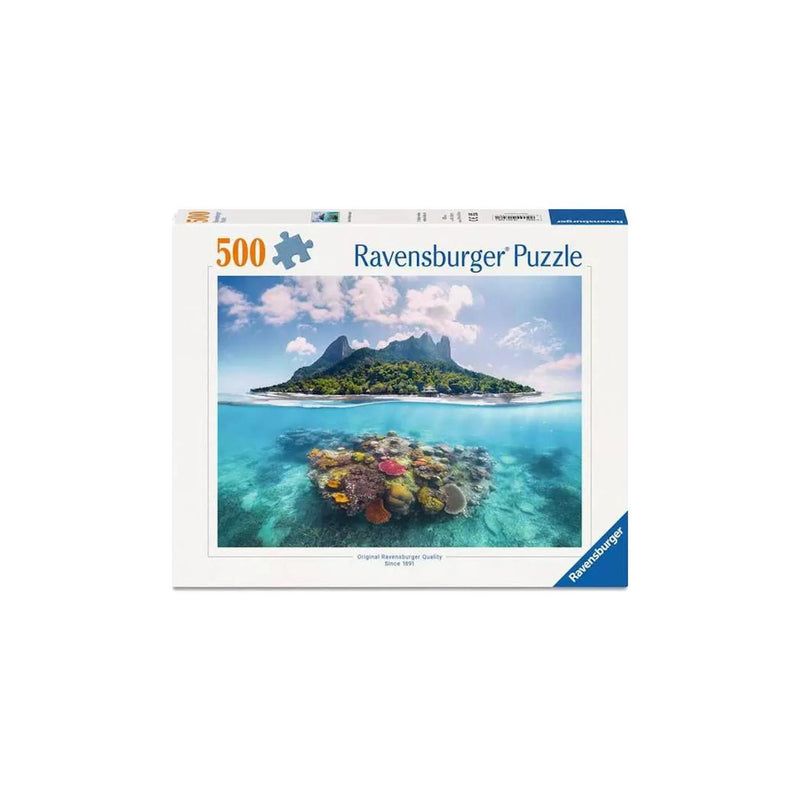 Afbeelding laden in galerijviewer, Ravensburger – eiland en koraalwereld – legpuzzel – 500 stukjes
