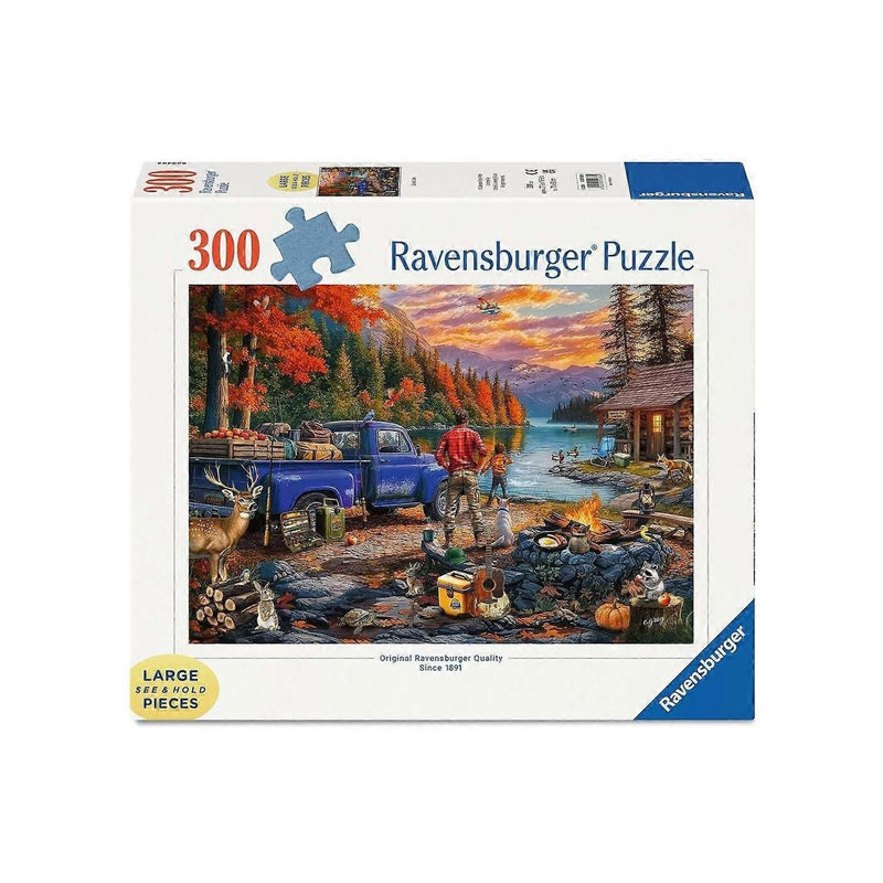 Afbeelding laden in galerijviewer, Ravensburger – sunset lake – legpuzzel – 300 stukjes
