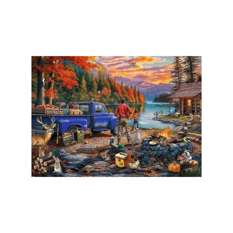 Afbeelding laden in galerijviewer, Ravensburger – sunset lake – legpuzzel – 300 stukjes
