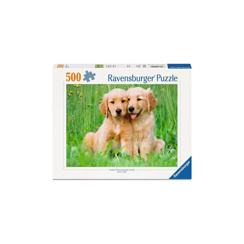 Afbeelding laden in galerijviewer, Ravensburger – the golden retriever brothers – legpuzzel – 500 stukjes
