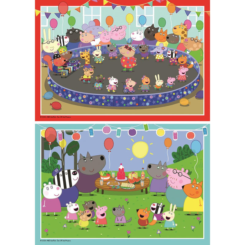 Afbeelding laden in galerijviewer, Ravensburger legpuzzel peppa pig, 2x24st.

