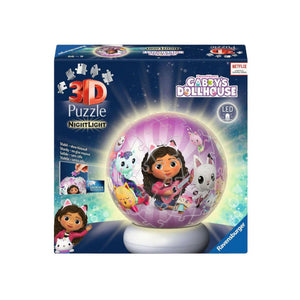 Ravensburger 3d puzzel nightlight gabby's dollhouse 72 stukjes