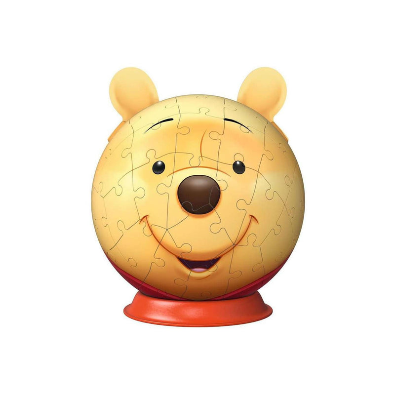 Afbeelding laden in galerijviewer, Ravensburger 3d puzzel winnie pooh met oren 72pcs
