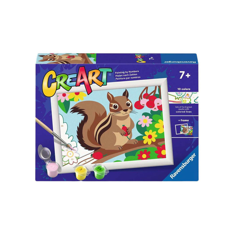 Afbeelding laden in galerijviewer, Ravensburger – creart: chipmunk – schilderen op nummer
