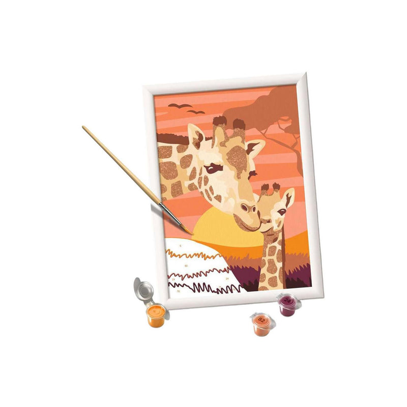 Afbeelding laden in galerijviewer, Ravensburger – creart: giraffen – schilderen op nummer
