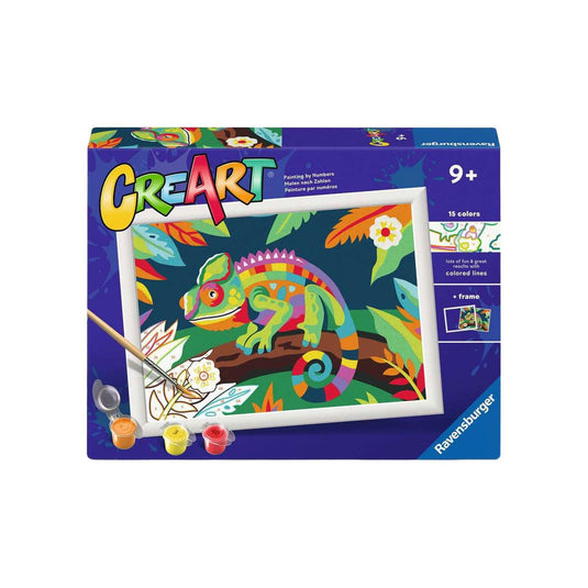 Ravensburger – creart: kameleon – schilderen op nummer