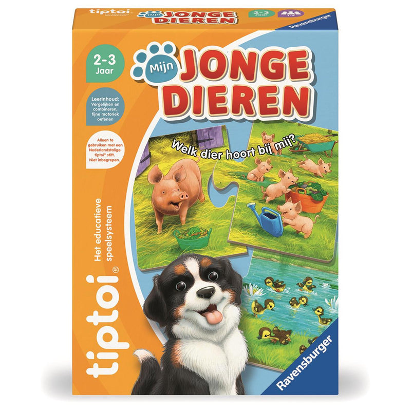 Afbeelding laden in galerijviewer, Tiptoi mijn jonge dieren - interactief spel voor 1-4 jaar - ravensburger
