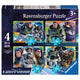 Ravensburger disney lightyear 4in1box puzzel - 12+16+20+24 stukjes - kinderpuzzel