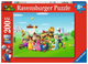 Ravensburger puzzel super mario - legpuzzel - 200 xxl stukjes