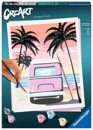 Ravensburger creart schilderen op nummer - beach life