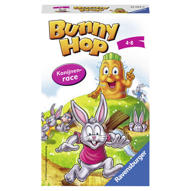 Ravensburger spel bunny hop konijnenrace pocket