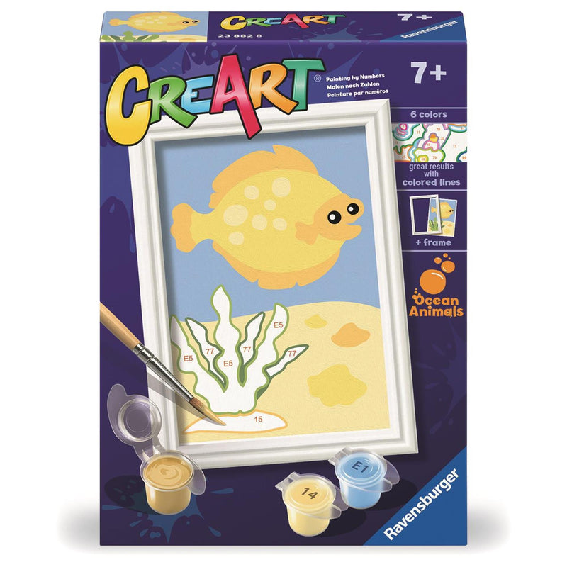 Afbeelding laden in galerijviewer, Ravensburger creart schilderen op nummer - trendy fish
