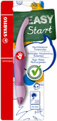 Stabilo easyorginial ergonomische rollerball pen - rechtshandig - blauwe inkt - navulbaar - pastel lila blush