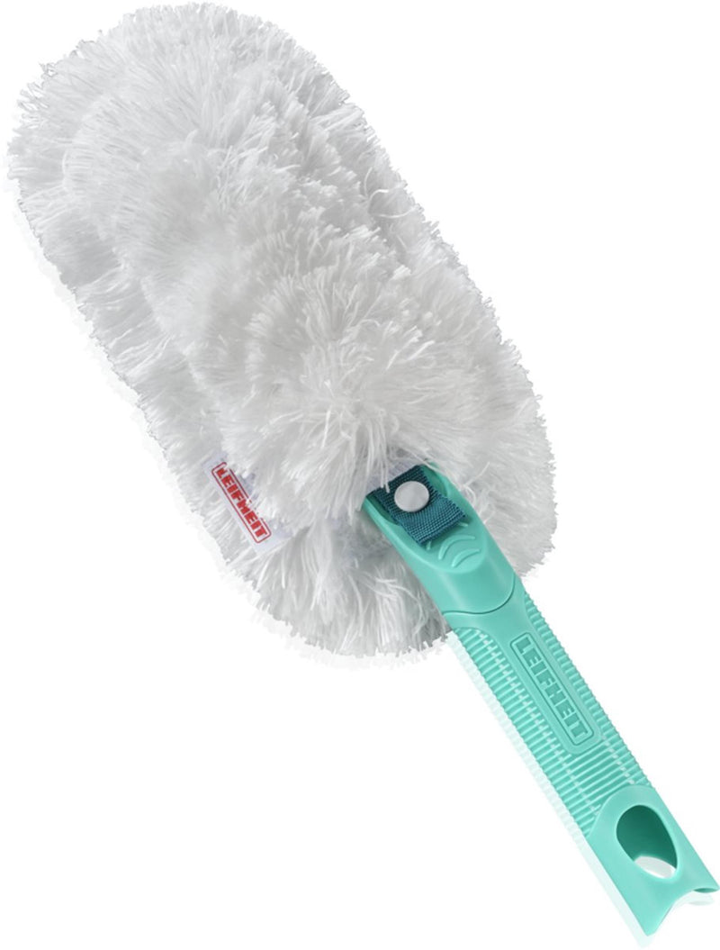 Afbeelding laden in galerijviewer, Leifheit superduster plumeau m - wasbaar - 38 cm - flexibel - click system
