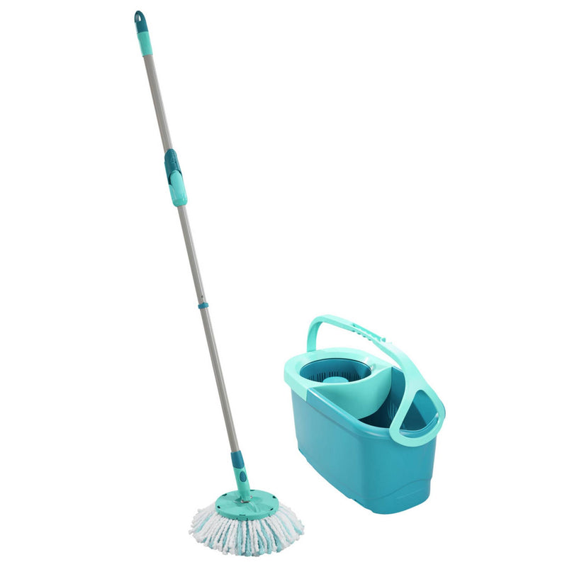Afbeelding laden in galerijviewer, Leifheit clean twist disc mop ergo dweil set compleet
