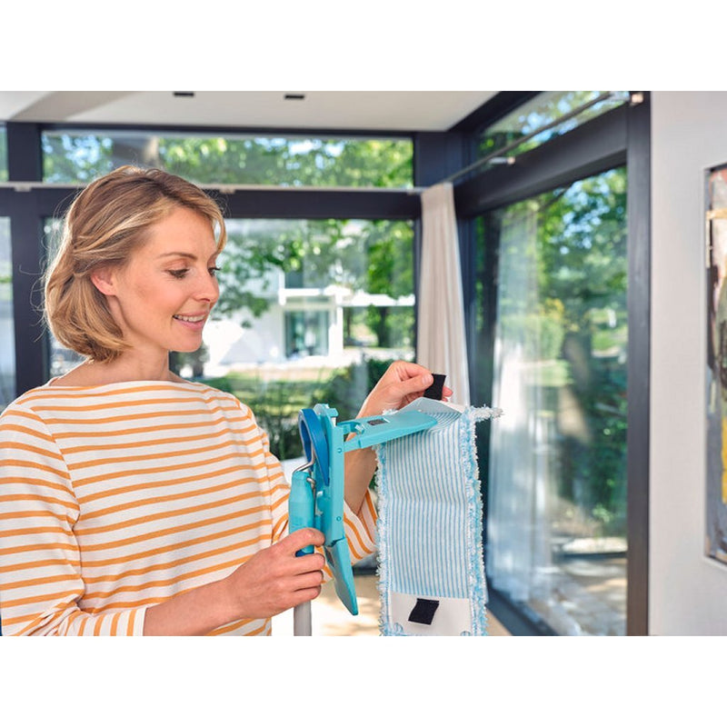 Afbeelding laden in galerijviewer, Leifheit clean twist m ergo en power clean - vloerwisser overtrek - klittenband - 33 cm - static plus
