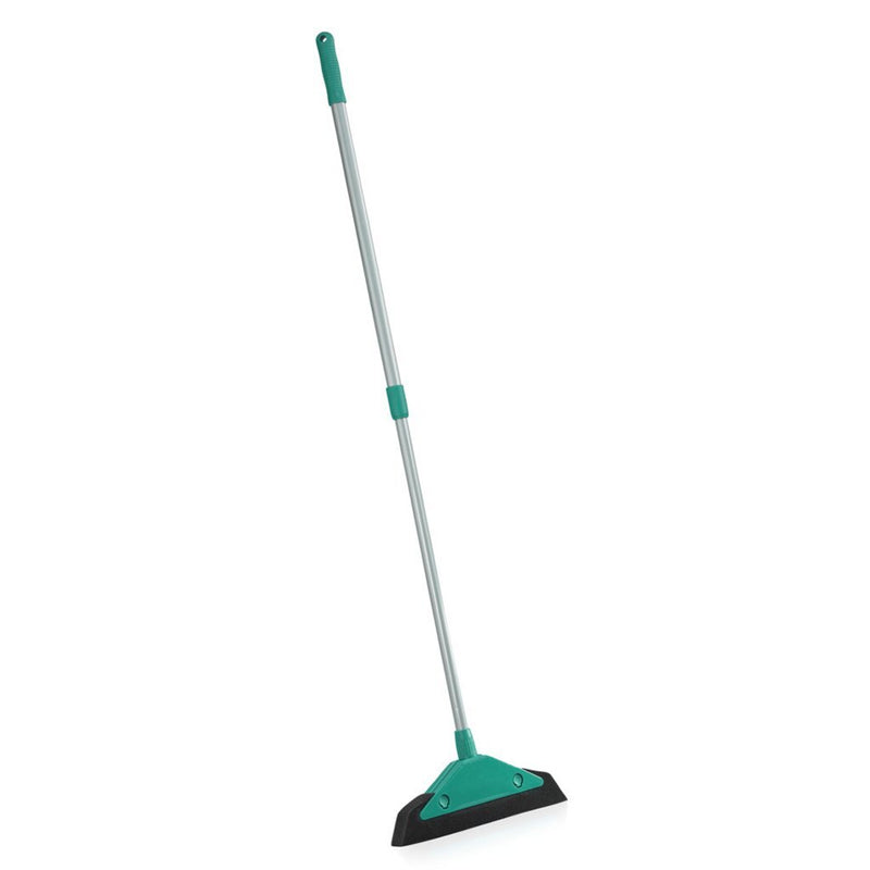Afbeelding laden in galerijviewer, Leifheit 55243 soft and easy schuimrubber-bezem 34 cm met telescoopsteel blauw zilver
