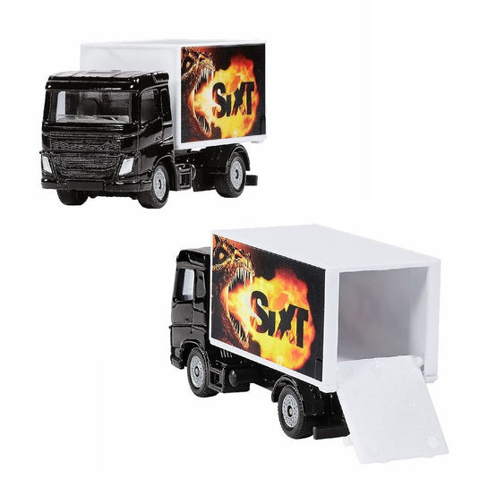 Siku vrachtwagen met gesloten opbouw sixt 1:87 nr 1107