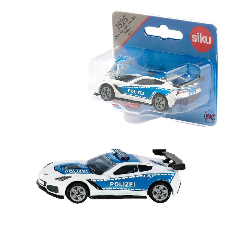 Afbeelding laden in galerijviewer, Siku 1525 chevrolet corvette zr1 polizei
