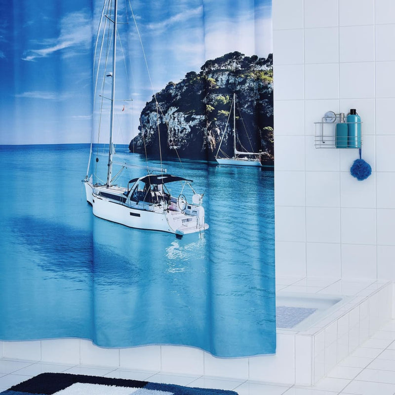 Afbeelding laden in galerijviewer, Ridder douchegordijn sailboat 180x200 cm
