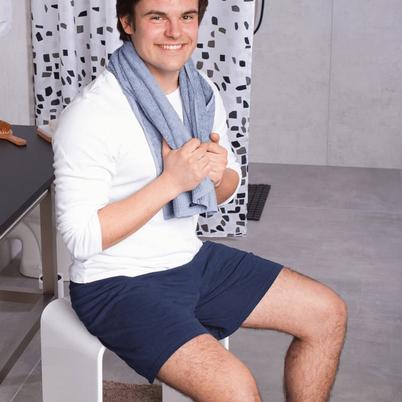 Afbeelding laden in galerijviewer, Ridder badkamerkruk trendy wit
