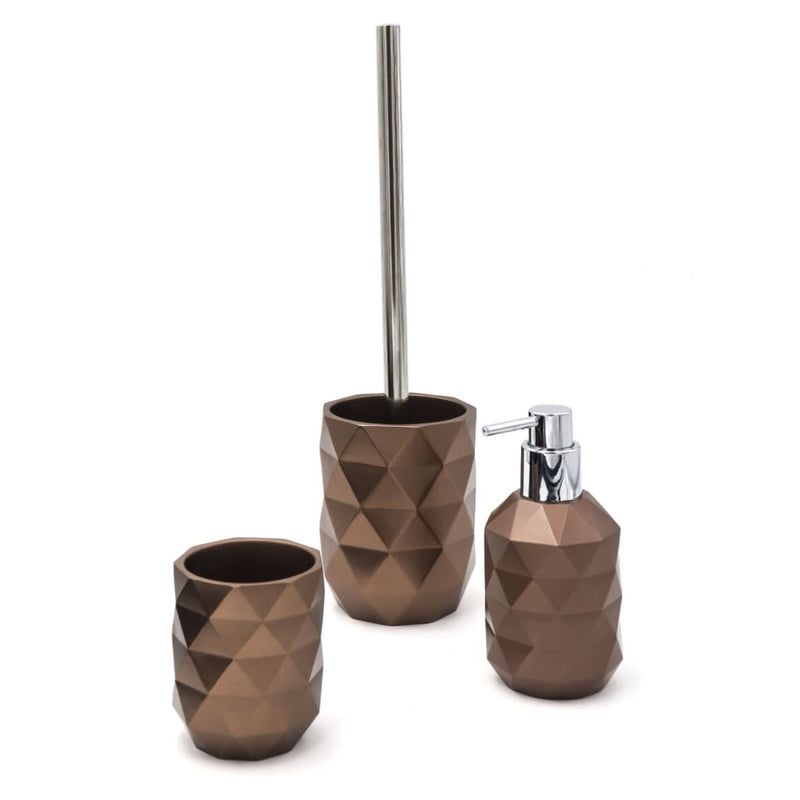 Afbeelding laden in galerijviewer, RIDDER RIDDER Zeepdispenser Joyce 250 ml metallic donkerbruin
