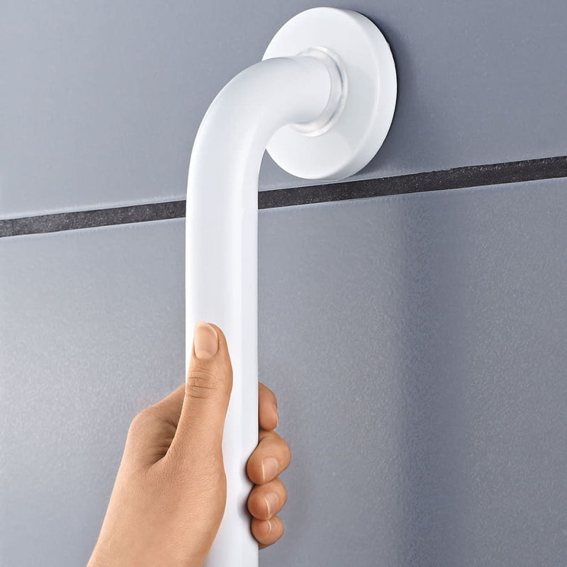 Afbeelding laden in galerijviewer, Ridder badkamer handgreep 30 cm aluminium wit a00130101
