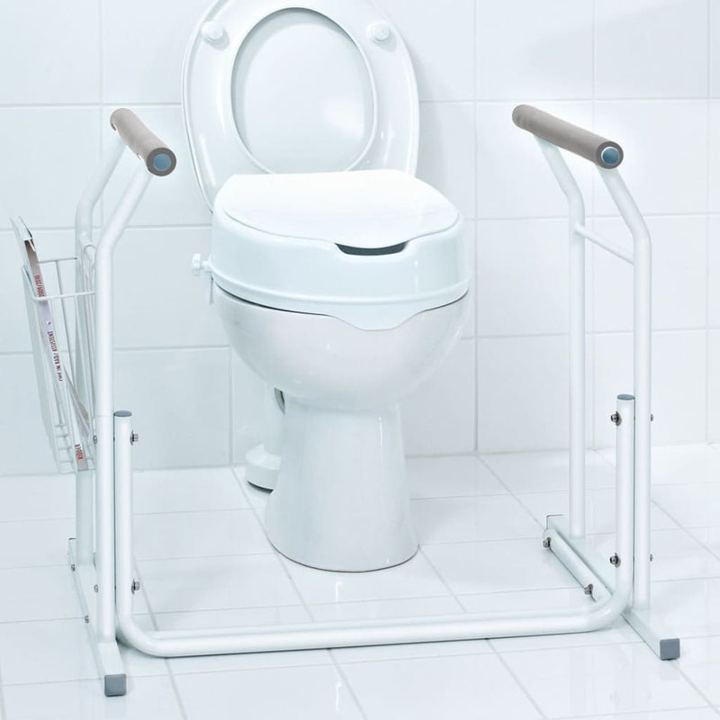 Afbeelding laden in galerijviewer, RIDDER RIDDER Toiletgreep mobiel 150 kg wit A0110101
