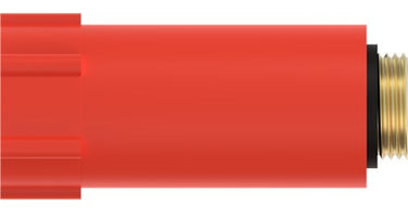 Kirchhoff kunststof bouwplug, rood, 1 2 , messing schroefdraad - 989135355