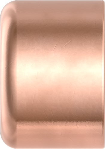 Afbeelding laden in galerijviewer, Kirchhoff koperen eindkap, blank, 18 mm, 1 socket (5301) - 989203055
